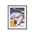 Picture of Christmas in Courchevel, France _GroupedProduct_Rectangle_Portrait_Framed_Matted_