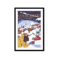 Picture of Christmas in Courchevel, France _GroupedProduct_Rectangle_Portrait_Framed_Matted_
