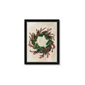 Picture of Holly Wreath _GroupedProduct_Rectangle_Portrait_Framed_Matted_