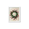 Picture of Holly Wreath _GroupedProduct_Rectangle_Portrait_Framed_Matted_