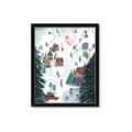 Picture of Winter Ski Resort _GroupedProduct_Rectangle_Portrait_Framed_Matted_