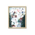 Picture of Winter Ski Resort _GroupedProduct_Rectangle_Portrait_Framed_Matted_
