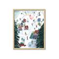 Picture of Winter Ski Resort _GroupedProduct_Rectangle_Portrait_Framed_Matted_