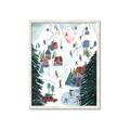 Picture of Winter Ski Resort _GroupedProduct_Rectangle_Portrait_Framed_Matted_