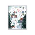 Picture of Winter Ski Resort _GroupedProduct_Rectangle_Portrait_Framed_Matted_