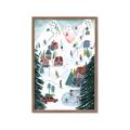 Picture of Winter Ski Resort _GroupedProduct_Rectangle_Portrait_Framed_Matted_