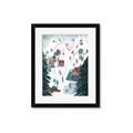 Picture of Winter Ski Resort _GroupedProduct_Rectangle_Portrait_Framed_Matted_