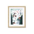 Picture of Winter Ski Resort _GroupedProduct_Rectangle_Portrait_Framed_Matted_
