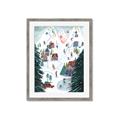 Picture of Winter Ski Resort _GroupedProduct_Rectangle_Portrait_Framed_Matted_