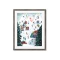 Picture of Winter Ski Resort _GroupedProduct_Rectangle_Portrait_Framed_Matted_