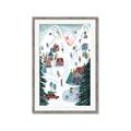 Picture of Winter Ski Resort _GroupedProduct_Rectangle_Portrait_Framed_Matted_