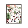 Picture of Mountain Ski Village _GroupedProduct_Rectangle_Portrait_Framed_Matted_