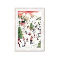 Picture of Mountain Ski Village _GroupedProduct_Rectangle_Portrait_Framed_Matted_