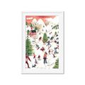 Picture of Mountain Ski Village _GroupedProduct_Rectangle_Portrait_Framed_Matted_