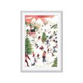 Picture of Mountain Ski Village _GroupedProduct_Rectangle_Portrait_Framed_Matted_