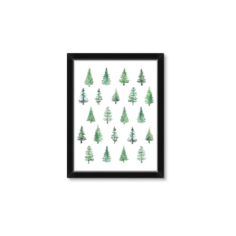 Picture of Christmas Trees _GroupedProduct_Rectangle_Portrait_Framed_Matted_