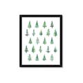 Picture of Christmas Trees _GroupedProduct_Rectangle_Portrait_Framed_Matted_