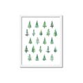 Picture of Christmas Trees _GroupedProduct_Rectangle_Portrait_Framed_Matted_