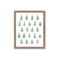 Picture of Christmas Trees _GroupedProduct_Rectangle_Portrait_Framed_Matted_