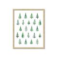 Picture of Christmas Trees _GroupedProduct_Rectangle_Portrait_Framed_Matted_