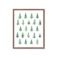 Picture of Christmas Trees _GroupedProduct_Rectangle_Portrait_Framed_Matted_