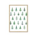 Picture of Christmas Trees _GroupedProduct_Rectangle_Portrait_Framed_Matted_