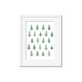 Picture of Christmas Trees _GroupedProduct_Rectangle_Portrait_Framed_Matted_