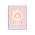 Picture of Pink Gingerbread House _GroupedProduct_Rectangle_Portrait_Framed_Matted_