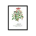 Picture of Under the Mistletoe III _GroupedProduct_Rectangle_Portrait_Framed_Matted_
