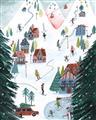 Picture of Winter Ski Resort _GroupedProduct_Rectangle_Portrait_Unframed_Print_Only_
