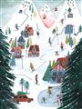 Picture of Winter Ski Resort _GroupedProduct_Rectangle_Portrait_Unframed_Print_Only_