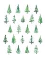 Picture of Christmas Trees _GroupedProduct_Rectangle_Portrait_Unframed_Print_Only_
