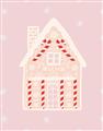 Picture of Pink Gingerbread House _GroupedProduct_Rectangle_Portrait_Unframed_Print_Only_