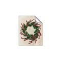 Picture of Holly Wreath _GroupedProduct_Rectangle_Portrait_Unframed_Print_Only_