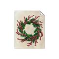 Picture of Holly Wreath _GroupedProduct_Rectangle_Portrait_Unframed_Print_Only_