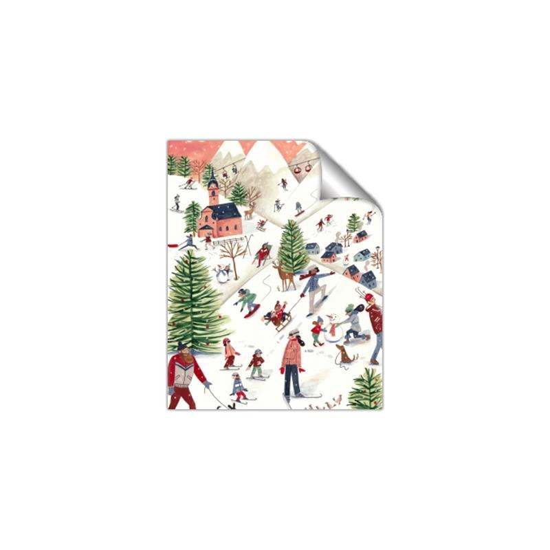 Picture of Mountain Ski Village _GroupedProduct_Rectangle_Portrait_Unframed_Print_Only_