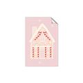 Picture of Pink Gingerbread House _GroupedProduct_Rectangle_Portrait_Unframed_Print_Only_
