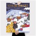 Picture of Christmas in Courchevel, France _GroupedProduct_Rectangle_Portrait_Canvas_