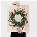 Picture of Holly Wreath _GroupedProduct_Rectangle_Portrait_Canvas_