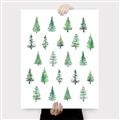 Picture of Christmas Trees _GroupedProduct_Rectangle_Portrait_Canvas_