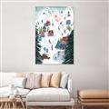 Picture of Winter Ski Resort _GroupedProduct_Rectangle_Portrait_Canvas_