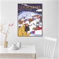 Picture of Christmas in Courchevel, France _GroupedProduct_Rectangle_Portrait_Canvas_Framed_
