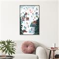 Picture of Winter Ski Resort _GroupedProduct_Rectangle_Portrait_Canvas_Framed_