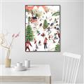 Picture of Mountain Ski Village _GroupedProduct_Rectangle_Portrait_Canvas_Framed_