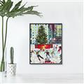 Picture of Ice Skating at Rockefeller Center _GroupedProduct_Rectangle_Portrait_Canvas_Framed_