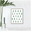 Picture of Christmas Trees _GroupedProduct_Rectangle_Portrait_Canvas_Framed_