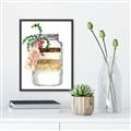 Picture of Holiday Cookies in a Jar _GroupedProduct_Rectangle_Portrait_Canvas_Framed_