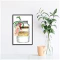 Picture of Holiday Cookies in a Jar _GroupedProduct_Rectangle_Portrait_Canvas_Framed_