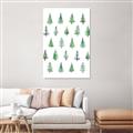 Picture of Christmas Trees _GroupedProduct_Rectangle_Portrait_Unframed_Print_Only_