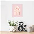Picture of Pink Gingerbread House _GroupedProduct_Rectangle_Portrait_Unframed_Print_Only_